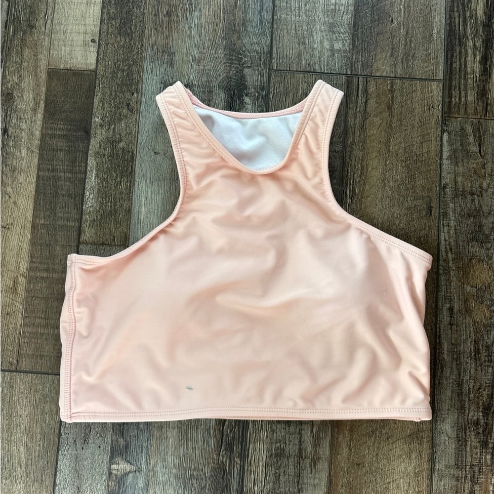 SwimZip halter swim top